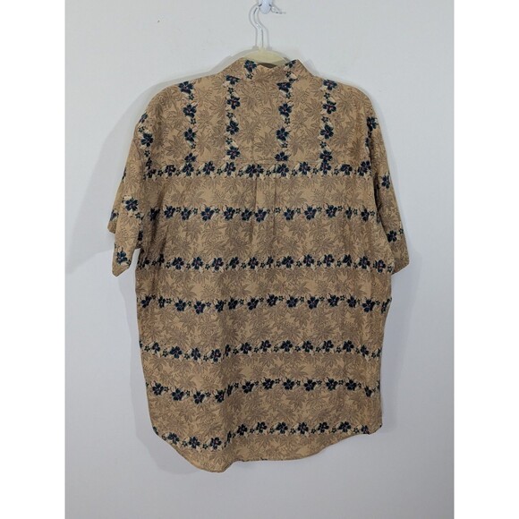 Lot 2 Chaps Ralph Lauren Men's Sz L Southwestern Hawaiian Short Sleeve Shirt VTG - Picture 9 of 16